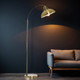 E27 60W Floor Lamp 1400mm Brass E27 60W Floor Lamp 1400mm Brass